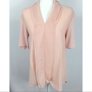 H by Halston Pink Blouse Size Small